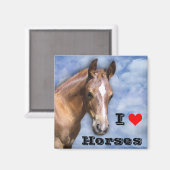 私は馬が大好き🐎 マグネット (正面/裏面)