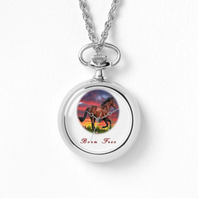 私は馬が大好き 腕時計 (正面)