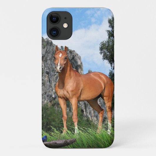 私は馬が大好き Case-Mate iPhoneケース (裏面)