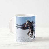 私は馬が好きです コーヒーマグカップ (正面左)