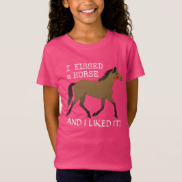 「私は馬にキスをしたので気に入った」とベイポニー Tシャツ