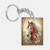 私は馬に乗りたい キーホルダー (正面左)