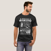 私は馬に乗る馬Tに乗って注意 Tシャツ (正面フル)