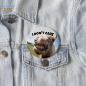 私は馬のボタ気にンをおもしろいしない 缶バッジ (インサイチュ)