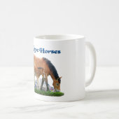 私は馬の製品が大好き コーヒーマグカップ (正面右)