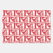 私は馬を愛し、馬を愛する ラッピングペーパーシート (正面3)