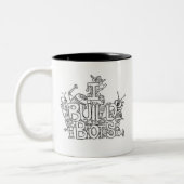 私は馬蝿の幼虫のChatbotのコーヒー・マグの部IIを造ります ツートーンマグカップ (左)