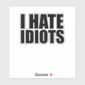 私は馬鹿が嫌いだ シール (シート)