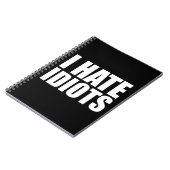 私は馬鹿が嫌いだ ノートブック (左側)