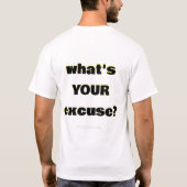 私は馬鹿だって知ってる   Tシャツ (裏面)