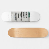 私は馬鹿だ スケートボード (横)