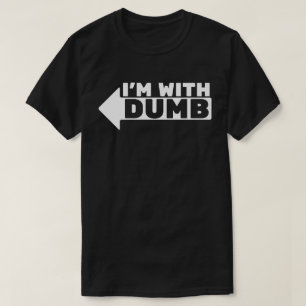 私は馬鹿と一緒です Tシャツ