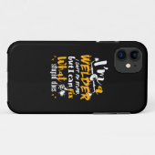 私は馬鹿を解決できないウェルダーだ Case-Mate iPhoneケース (裏面(横))