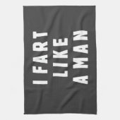 私は騒々しい誇りを持ったな人のように-屁をします キッチンタオル (縦)