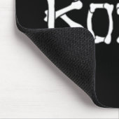 私は骨が大好き マウスパッド (コーナー)