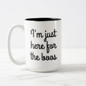 私は骨のためにここにいる ツートーンマグカップ (左)