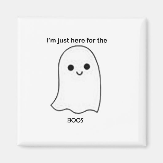 私は骨のためにここにいる マグネット (正面)