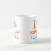 私は骨のギャップ、ILを愛します コーヒーマグカップ (中央)