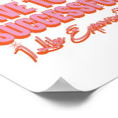 私は高いものが好きで成功しなければならない ポスター (角)