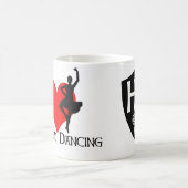 私は高地の踊りを愛します コーヒーマグカップ (中央)