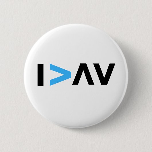 私は高素晴らし度と低さT1Dよりも高い 缶バッジ (正面)