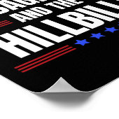 私は高貴な男のヒルビリー・トランプVに投票している ポスター (角)