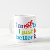 私は高飛車ではないです コーヒーマグカップ (正面左)