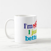 私は高飛車ではないです コーヒーマグカップ (左)