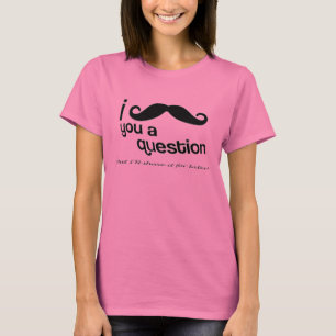 私は髭を愛します Tシャツ