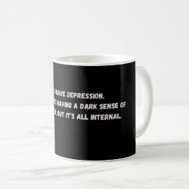 私は鬱_internaldarkumousを持っている コーヒーマグカップ