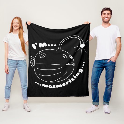 私は魅了している…ふぐ魚は実現した フリースブランケット (インサイチュ)