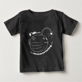 私は魅了している…ふぐ魚は実現した ベビーTシャツ (正面)