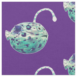 「私は魅了してる…」 ふぐ魚は実現した ファブリック