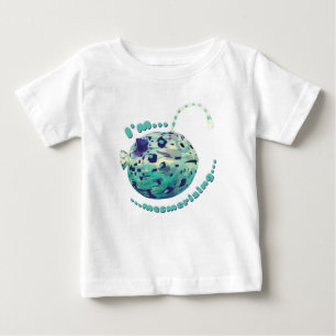 「私は魅了してる…」 ふぐ魚は実現した ベビーTシャツ