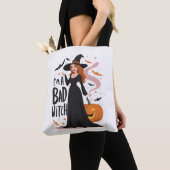 私は魔女だ トートバッグ (クローズアップ)