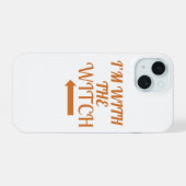 私は魔女と一緒 Phone Case iPhone 15ケース (裏面横)