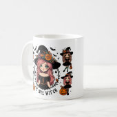 私は魔女マグかわいい コーヒーマグカップ (正面左)