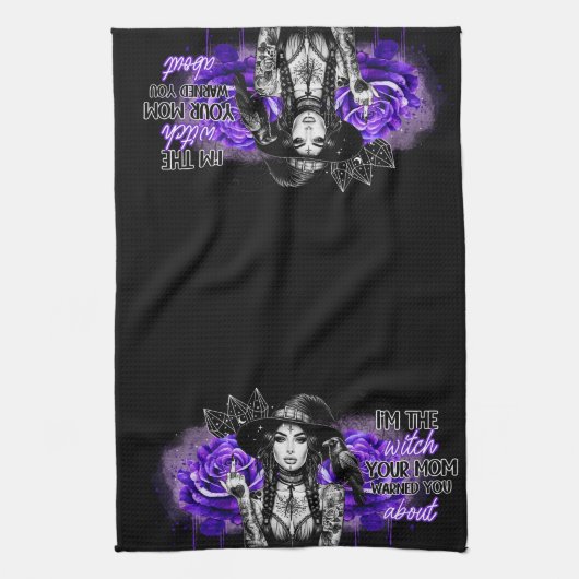 私は魔女 キッチンタオル (縦)