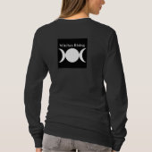 「私は魔女」長袖T Tシャツ (裏面)