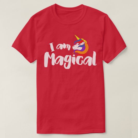 私は魔法だ Tシャツ (デザイン正面)