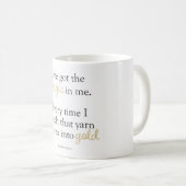 私は魔法のマグを持っています コーヒーマグカップ (正面右)