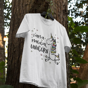 私は魔法のユニコーンだ Tシャツ