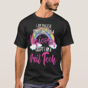 私は魔法の何かリカAユニコーン爪、 ネイル技術 Tシャツ