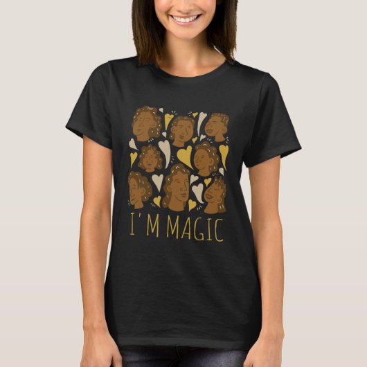 私は魔法の女と女 Tシャツ (正面)