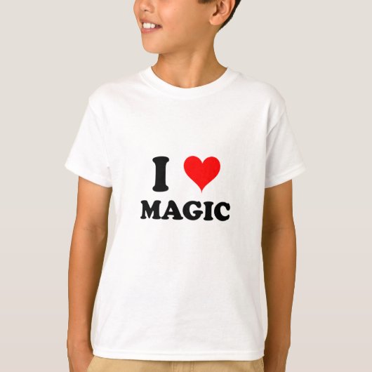 私は魔法を愛します Tシャツ (正面)
