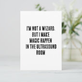 私は魔法使いではないが、私は魔法を起こす サンキューカード (スタンド正面)