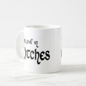 私は魔法使いで信じます コーヒーマグカップ (正面左)