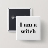 私は魔法使いボタンです 缶バッジ (正面&裏面)