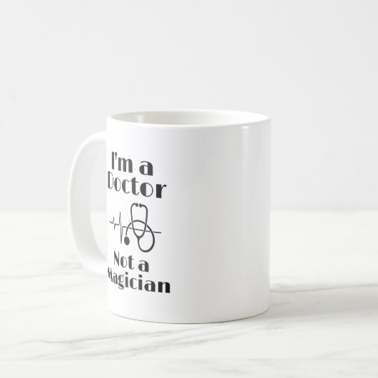 私は魔術師ではない医者だ コーヒーマグカップ (正面左)