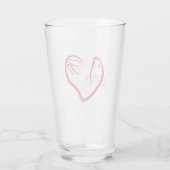 私は魚が大好きだ タンブラーグラス (裏面)